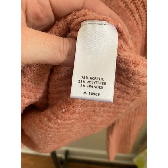 Copper Key-Crew Neck-Sweater-Soft Acrylic Blend-Pink-Girls-6X - Picture 3 of 3